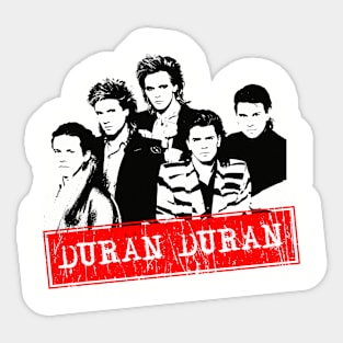 Duran" Red Stamp Sticker